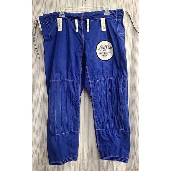 Size A1 BJJ Brazilian Jiu-Jitsu MMA Gi (uniform) Blue Travel Bag Gym Roll - Picture 5 of 11